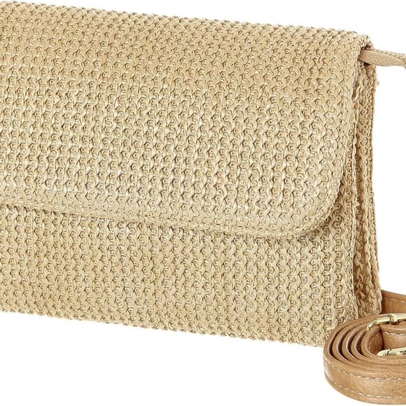 Straw Small Summer Purses for Women Crossbody Purse Beach Bags for Everyday Crui - Picture 1 of 8